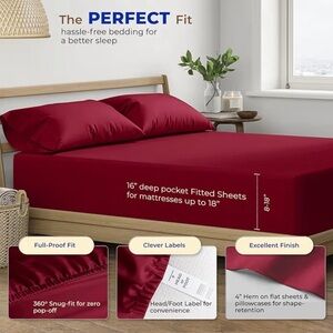 VGUC- Thread Spread 600 Thread Count 100% Egyptian Cotton King Sheet Set